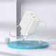 Сетевое зарядное устройство Hoco N35, 45 Вт, Power Delivery (PD), белый, c кабелем USB тип-C к Lightning для Apple, 2 порта, #6931474797223 Превью 3