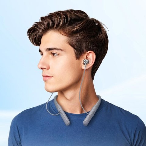 Гарнітура Hoco ES73, бездротова, чорна, з Bluetooth, на шию, #6942007642170 Прев'ю 3