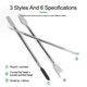 Spudger RELIFE RL-065, (to disassemble mobile devices, metal, 3 in 1) Preview 1