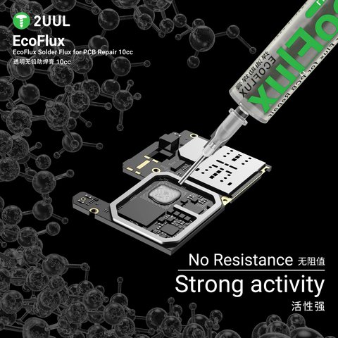 Flux Paste 2UUL SC11, (lead-free, 10 ml, (PCB)) Preview 3