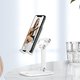 Holder Hoco PH34, (white, portable, folded, desktop, plastic) #6931474734136 Preview 2