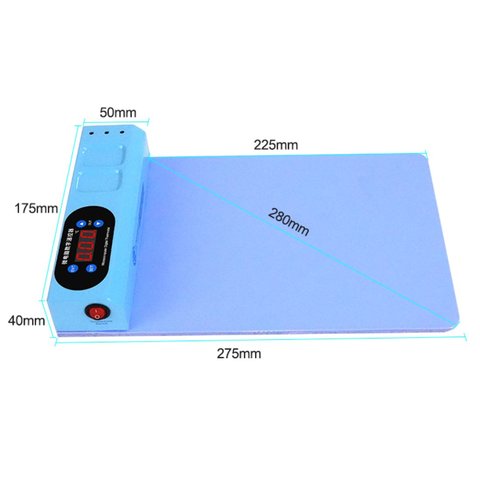 Alfombra de calentamiento para desarme (separador) Sunshine S-918E mini, 225 × 175 mm Vista previa  3