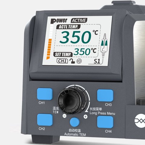 Estación de soldadura Sunshine S1, digital, 80 W, con asa en forma de pinza Vista previa  6