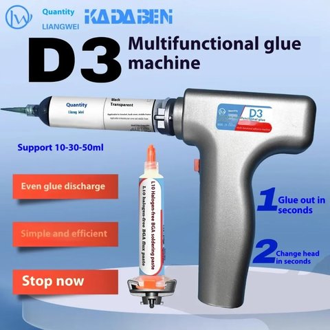 Pistola universal Liangwei Kadaben D3 , 50 ml, 30 ml, 10 ml, neumático, automático Vista previa  1