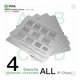 Plantilla BGA 2UUL BG01, 4 pz., iphone 8-16 series Vista previa  1