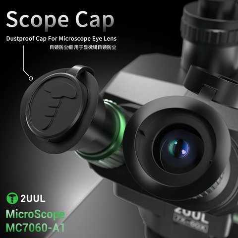 Microscopio 2UUL MC7060-A1, trinocular, 7X-60X Vista previa  6
