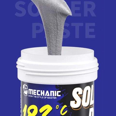 BGA паста Mechanic ZW50, Sn 62%, Pb 35%, 183 °C, 50 г Прев'ю 2