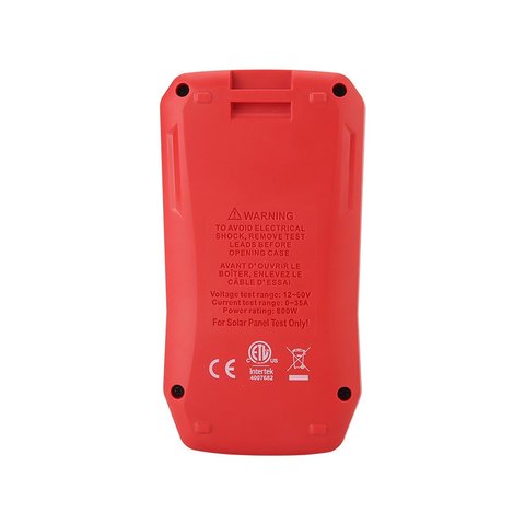 Цифровой тестер мощности фотоэлектрических модулей UNI-T UT673PV Превью 3