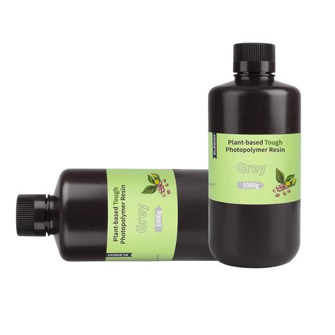 Фотополимерная смола для 3D-принтера ELEGOO на растительной основе, Grey, 1 кг Превью 3