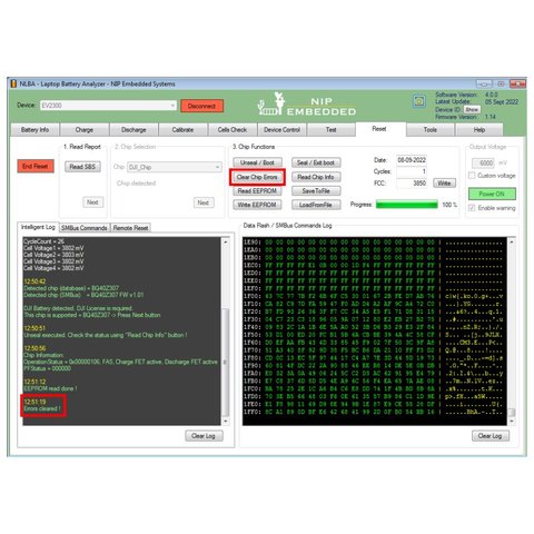 Лицензия для сброса ошибок чипа батареи DJI для NLBA1 (1 год) Превью 3