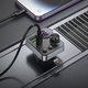 FM-трансмиттер Hoco E86, черный, с кнопкой, с дисплеем, USB тип-C, USB тип-A, 3 порта, 48 Вт, Quick Charge, Power Delivery (PD), #6942007646956 Превью 1