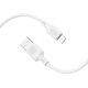 USB кабель Borofone BX113, USB тип-A, Lightning, 100 см, 2,4 А, білий, #6941991115400 Прев'ю 1
