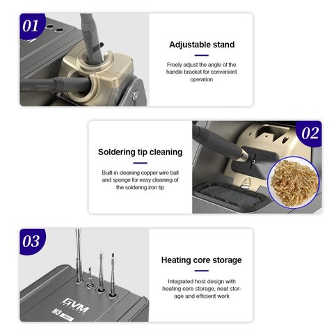 Паяльна станція Sunshine H3, цифрова, 80 Вт Прев'ю 10