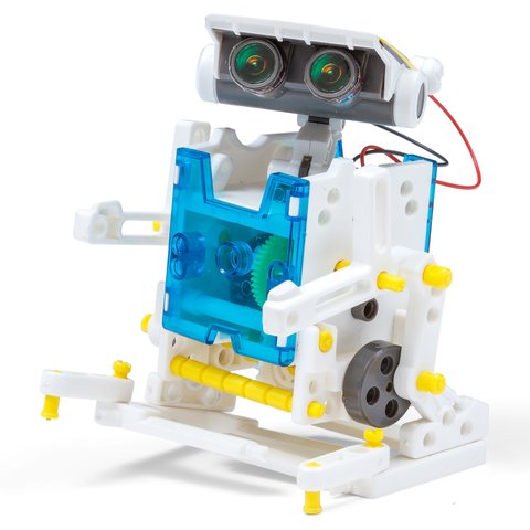 Elenco TTG-615 Teach Tech Solar 14-in-1 Transforming Solar Robot Kit 