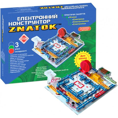 Електронний конструктор ЗНАТОК Школа (999+ схем) REW-K007 Прев'ю 3